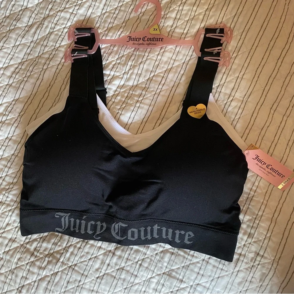 NWT ✨ Juicy Couture 2 pieces sport bras 3X - Picture 4 of 9